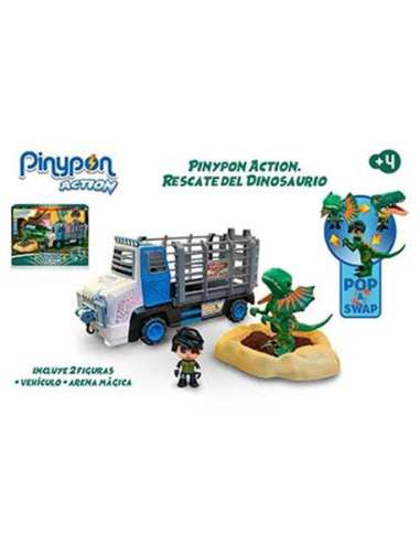 Pinypon Action Rescate del dinosaurio Famosa PYP