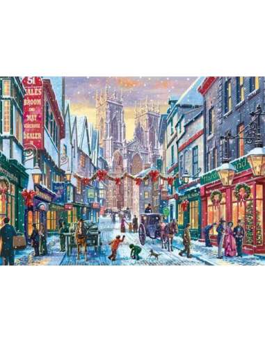 Puzzle Falcon Christmas in York 1000 piezas