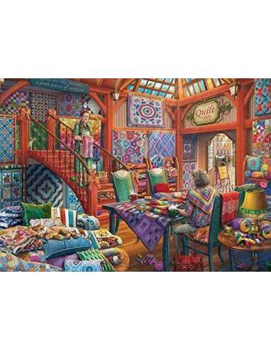 Puzzle Falcon The quilt shop 1000 piezas