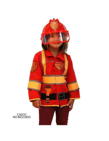 Disfraz De Casco De Bombero Para Niños De 3 A 7 Años