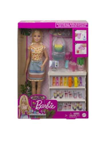 Muñeca Barbie Puesto de smoothies Mattel