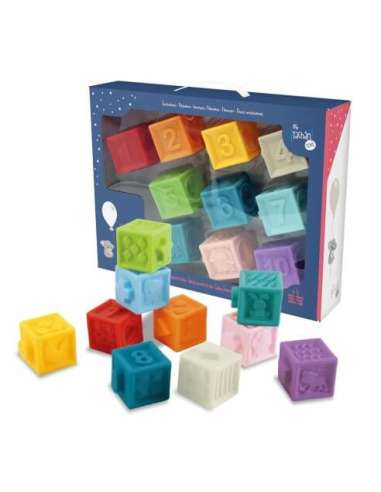 Set de 10 cubos de números Tachan