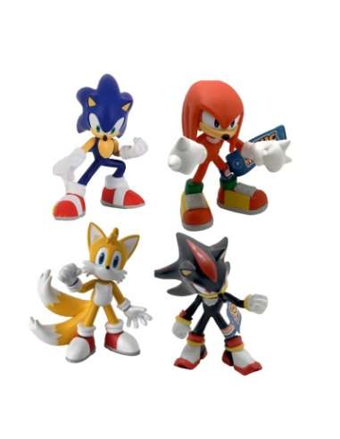 Set de figuras familia Sonic Comansi
