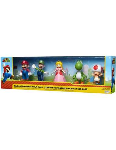 Pack de 5 personajes Super Mario & Friends 