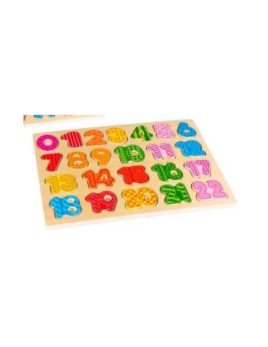 Puzzle de madera de números Color Baby
