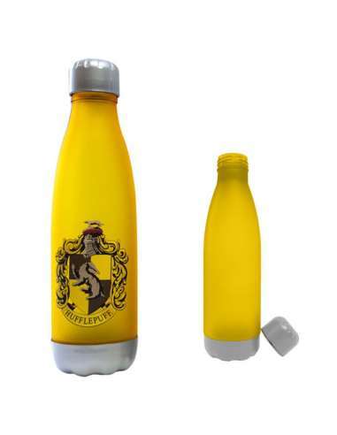 Botella de plástico Harry Potter Hufflepuff