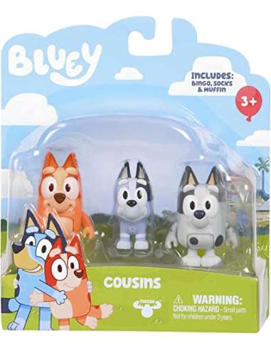 Pack de figuras Bluey - Cousins 