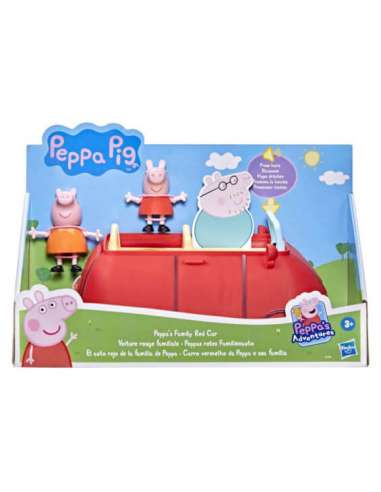 Coche rojo familiar Peppa Pig