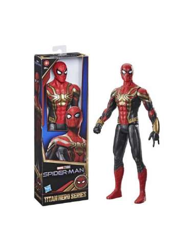 Titan Hero Spiderman traje Iron Man Hasbro
