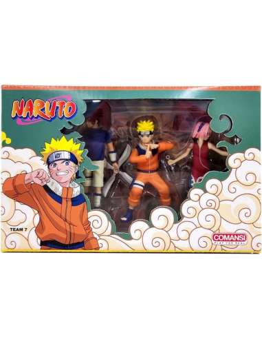 Naruto pack set de coleccion comansi 3 figuras 