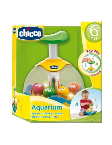 Peonza electronica acuarium spinner chicco