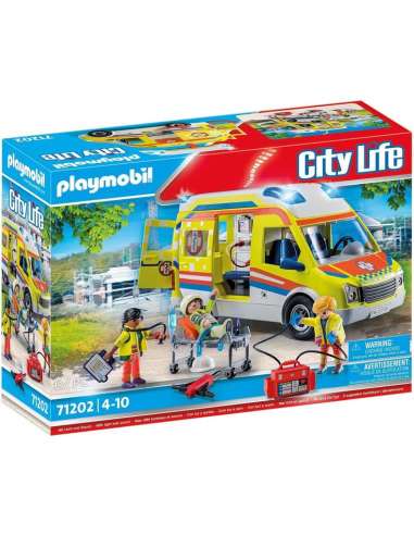 Ambulancia con luz y sonido - Playmobil