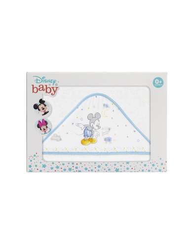 Capa de Baño Counting Sheep Mickey Blanco y azul interbaby