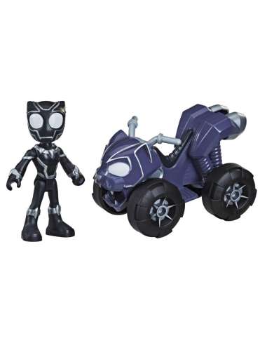 spidey vehiculo bolido black panther