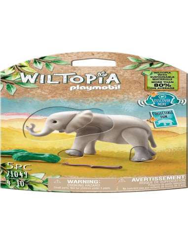 Wiltopia - Elefante Joven  PLAYMOBIL