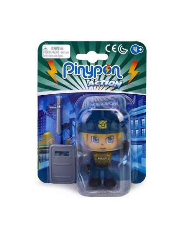 Pinypon Action Figure - Police Squad SWAT