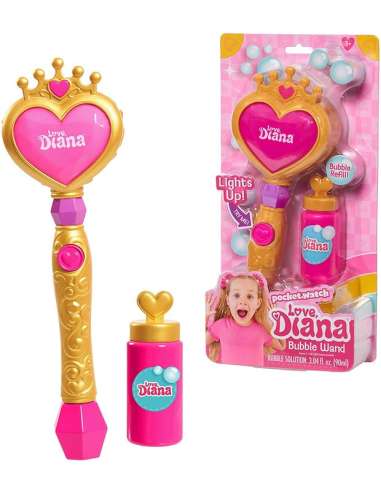 Love Diana - Varita de Burbujas con Luz