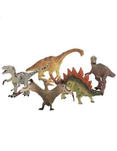 Set 5 Dinosaurios Animal World color baby