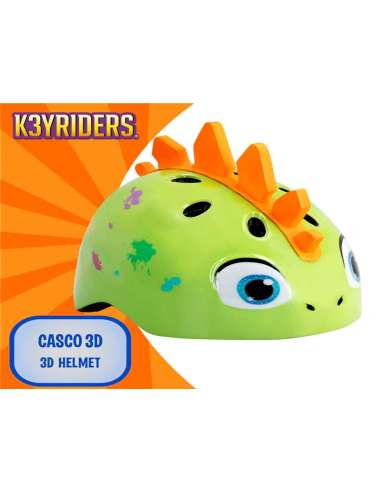 K3YRIDERS CASCO 3D DINOSAURO COLOR BABY