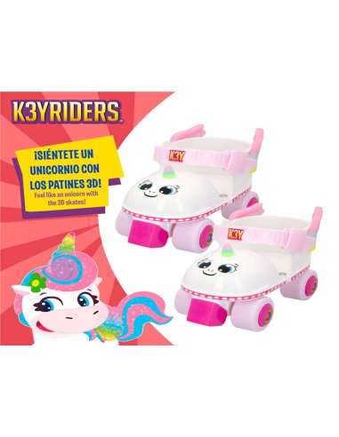 KEYRIDERS PATINES 3D UNICORNIO