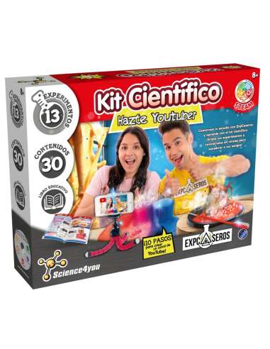 BE A YOUTUBER-KIT CIENTIFICO SCIENCE