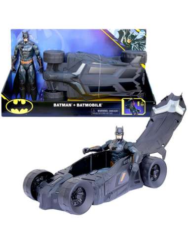 BATMAN  Batmovil+Figura 30cm SPIN MASTER
