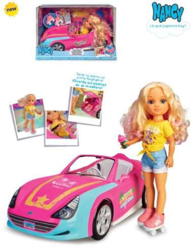 Nancy one day in California doll with car and famous skates  700015788-Christmas gift