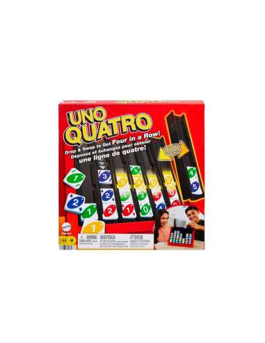 JUEGO UNO QUATRO HPF82  MATTEL GAMES