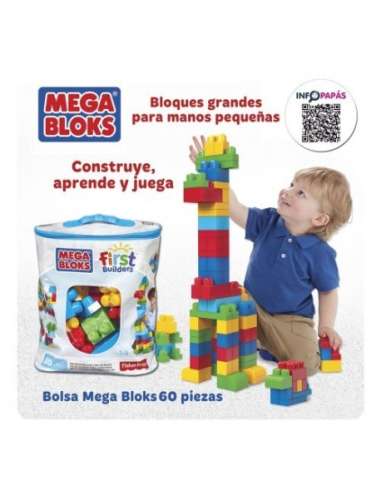 BOLSA 60 BLOQUES CLÁSICOS FISHER PRICE D