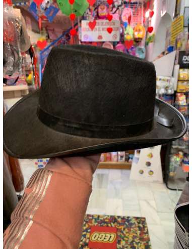 Sombrero negro Gangster atosa