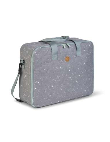 MALETA BOLSO HOSPITAL GRIS/MENTA SARO