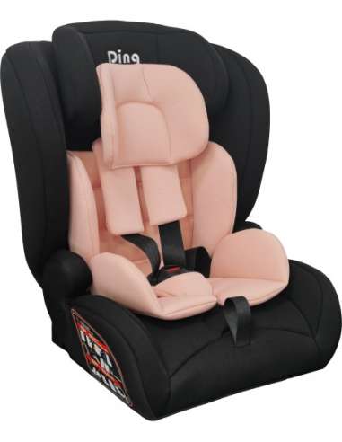 Silla de auto Zino i-size de 76 a 150 cm Rosa Ding MEKK