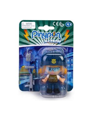 Pinypon Action Figure - Police Squad Sni