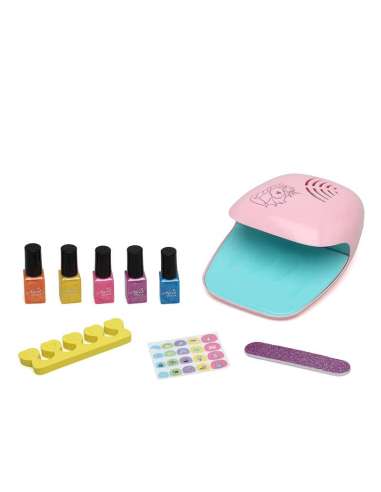 SET MANICURA  CON SECADOR UÑAS ATOSA 