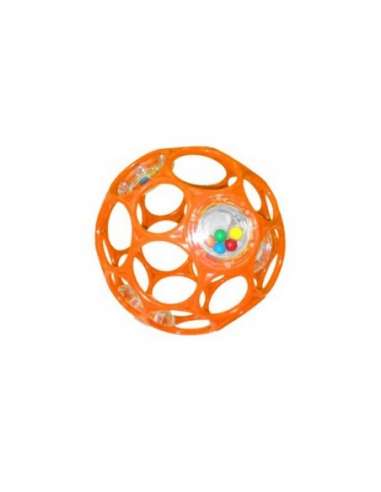 PELOTA OBALL SONAJERO BOLA NARANJA 10CM