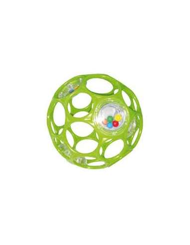 PELOTA OBALL SONAJERO VERDE 10CM