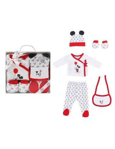 Set 5 Pcs Mod Mickey Rojo INTERBABY