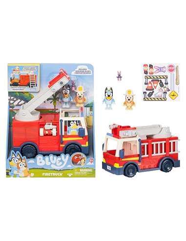 BLUEY-FIRETRUCK BOMBEROS FAMOSA