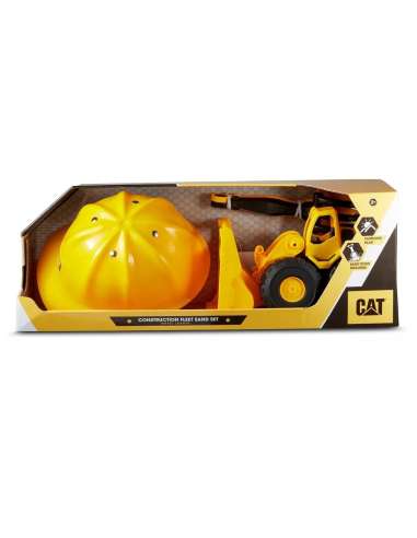 SET VEHICULO CONSTRUCCION CON CASCO CAT