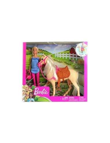 Barbie con su Caballo de Juguete  (Mattel FXH13) 