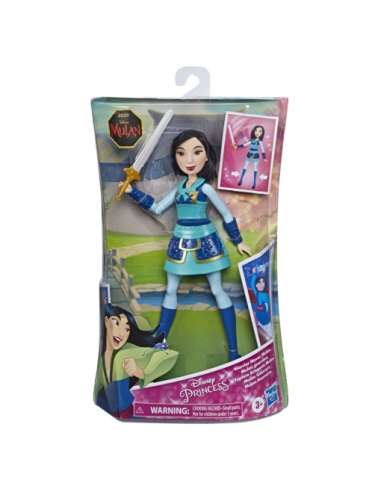 DISNEY PRINCESS MUÑECA MULAN GUERRERA