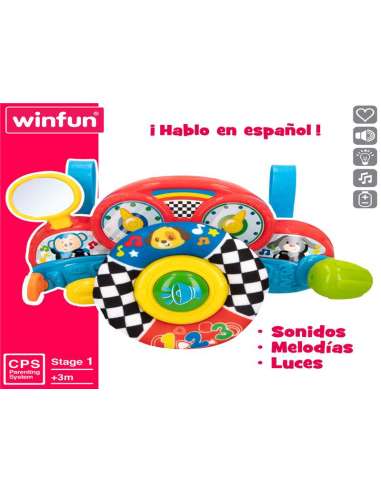 WINFUN-VOLANTE BEBE C/LUZ Y SONIDO - ESP