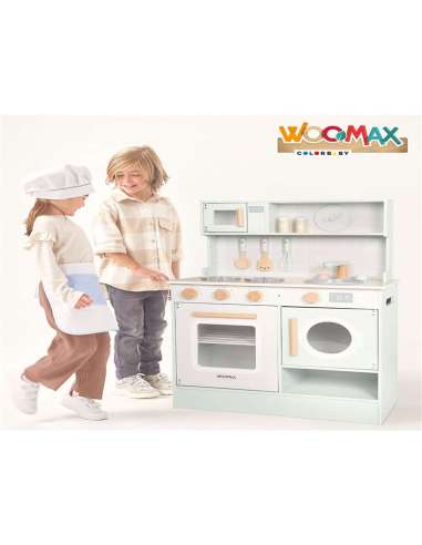 WOOMAX-COCINA MADERA  COLOR BABY 