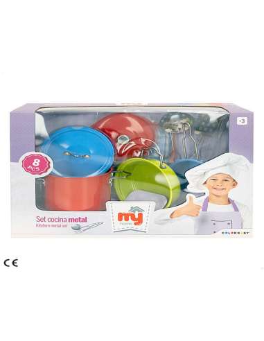 MY HOME SET COCINA METAL 8PCS  +3A C.B.