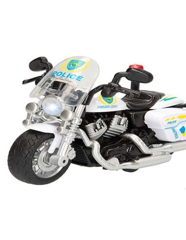 SPEED&GO-MOTO METAL POLICIA PULL BACK  Color baby