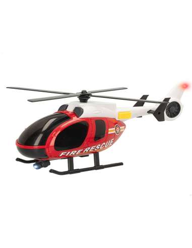 SPEED&GO-SET HELICOPTERO Y VEHICULO BOMBERO