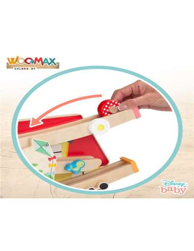 WOOMAX-DISNEY PISTA COCHES MADERA 30 CM color baby