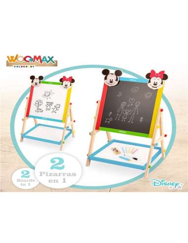 WOOMAX-DISNEY MICKEY PIZARRA BLANCA/NEGRA COLOR BABY