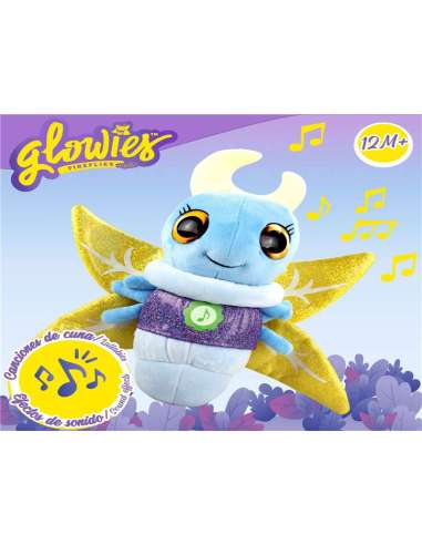 GLOWIES - LUCIERNAGA PELUCHE AZUL C/LUZ color baby