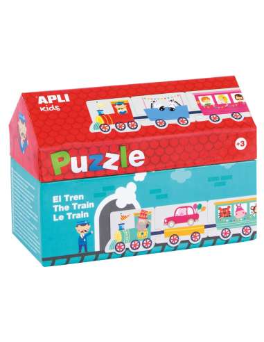 PUZZLE CASITA TREN 20 U APLI